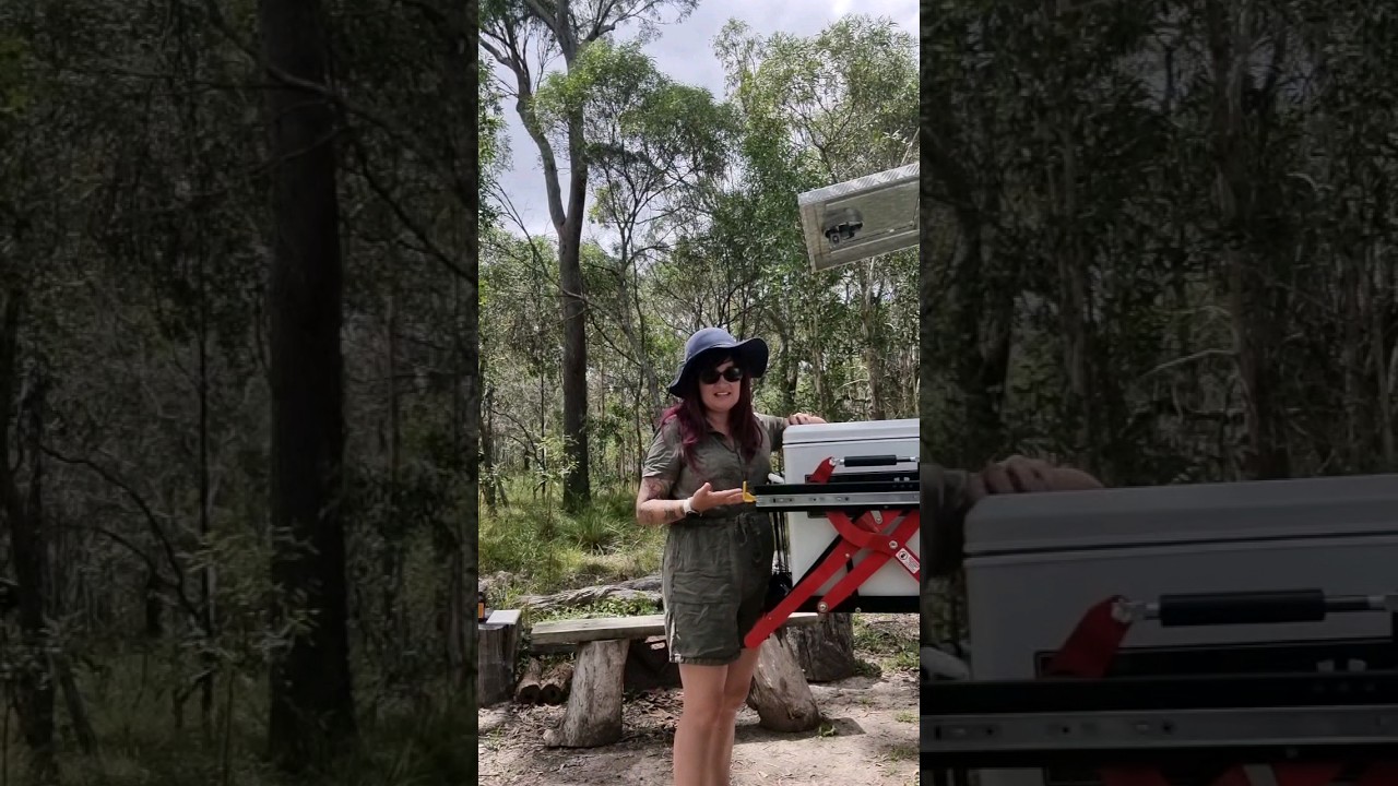 This drop down fridge slide from Clearview is a game changer