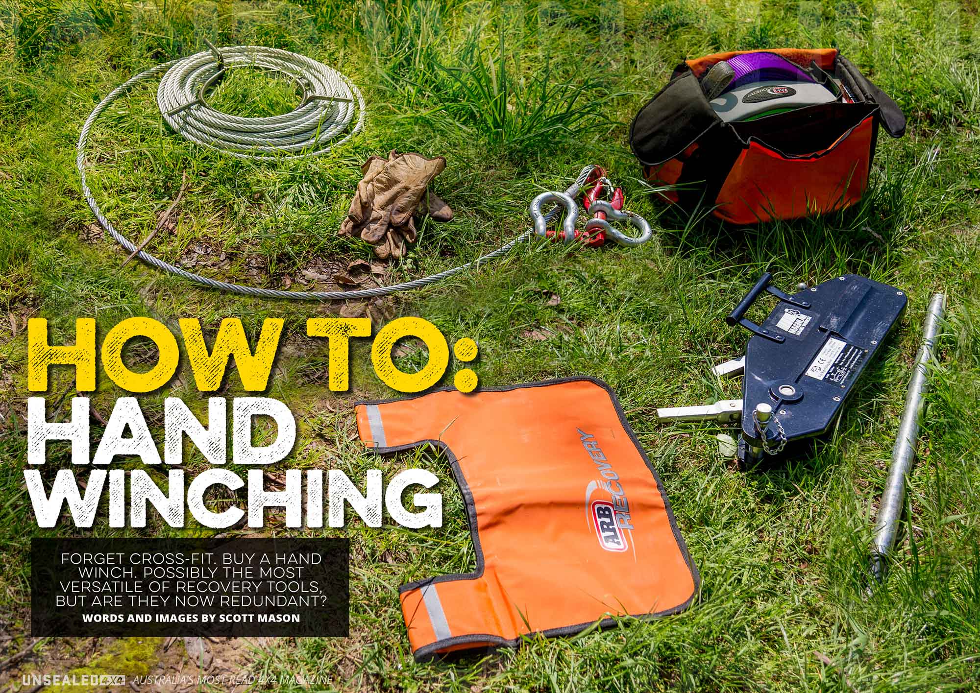 HOW TO HAND WINCHING Unsealed 4X4