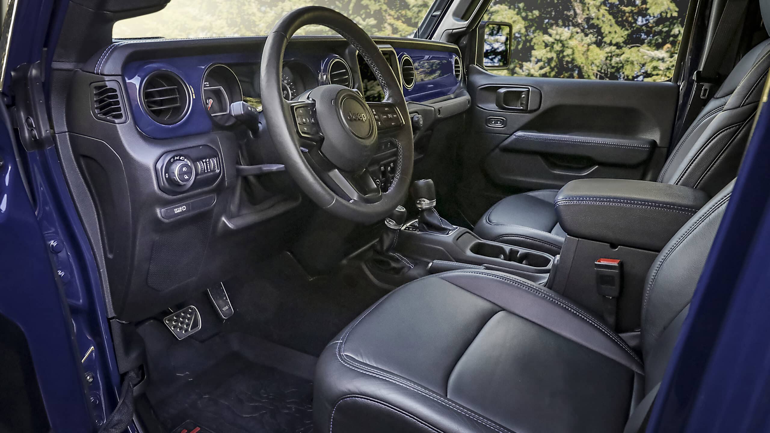 Inside The Cabin Of The Jeep Gladiator Top Dog Concept, The Exte