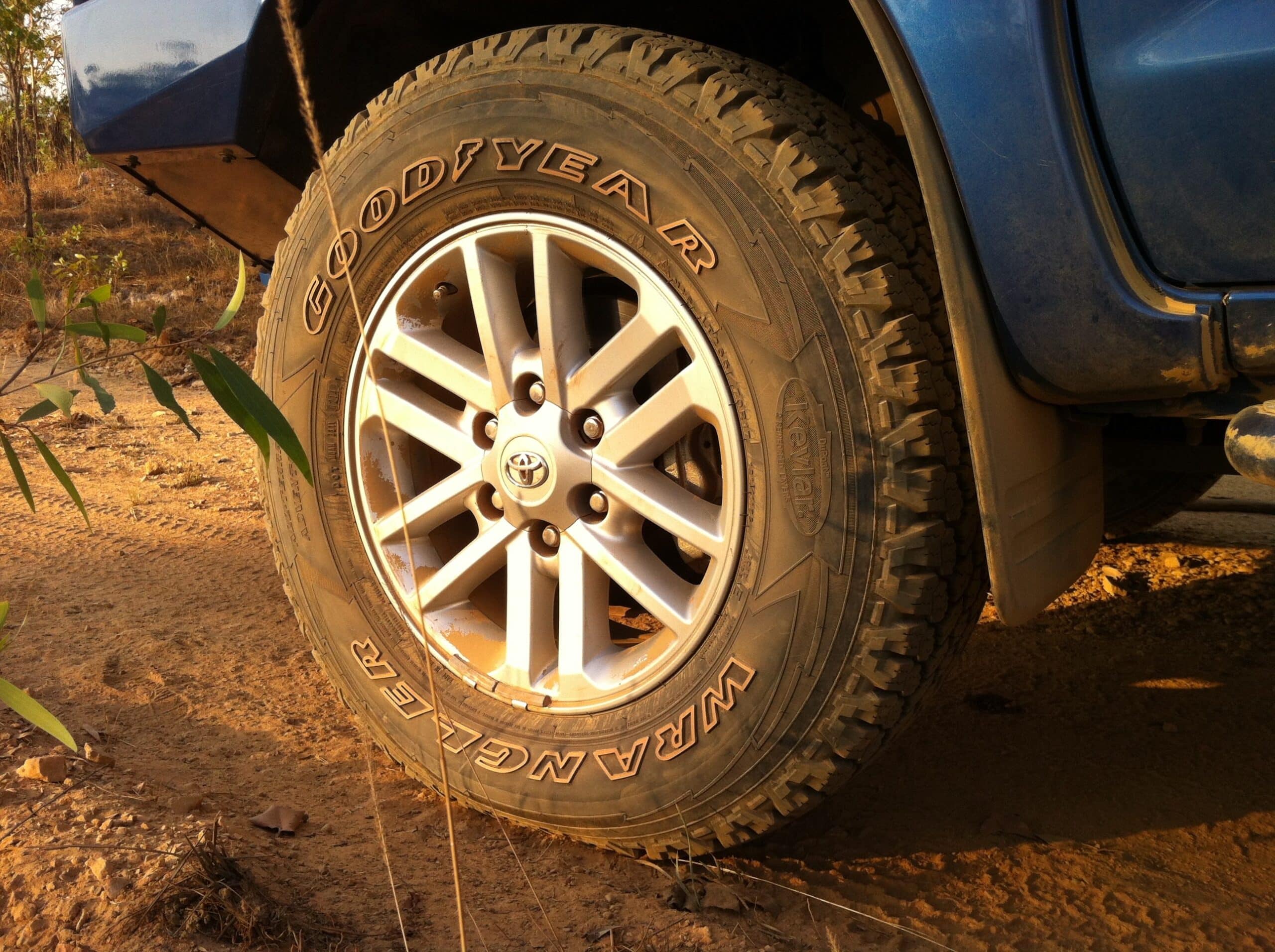 Outback Driving Goodyear Lt Tyre