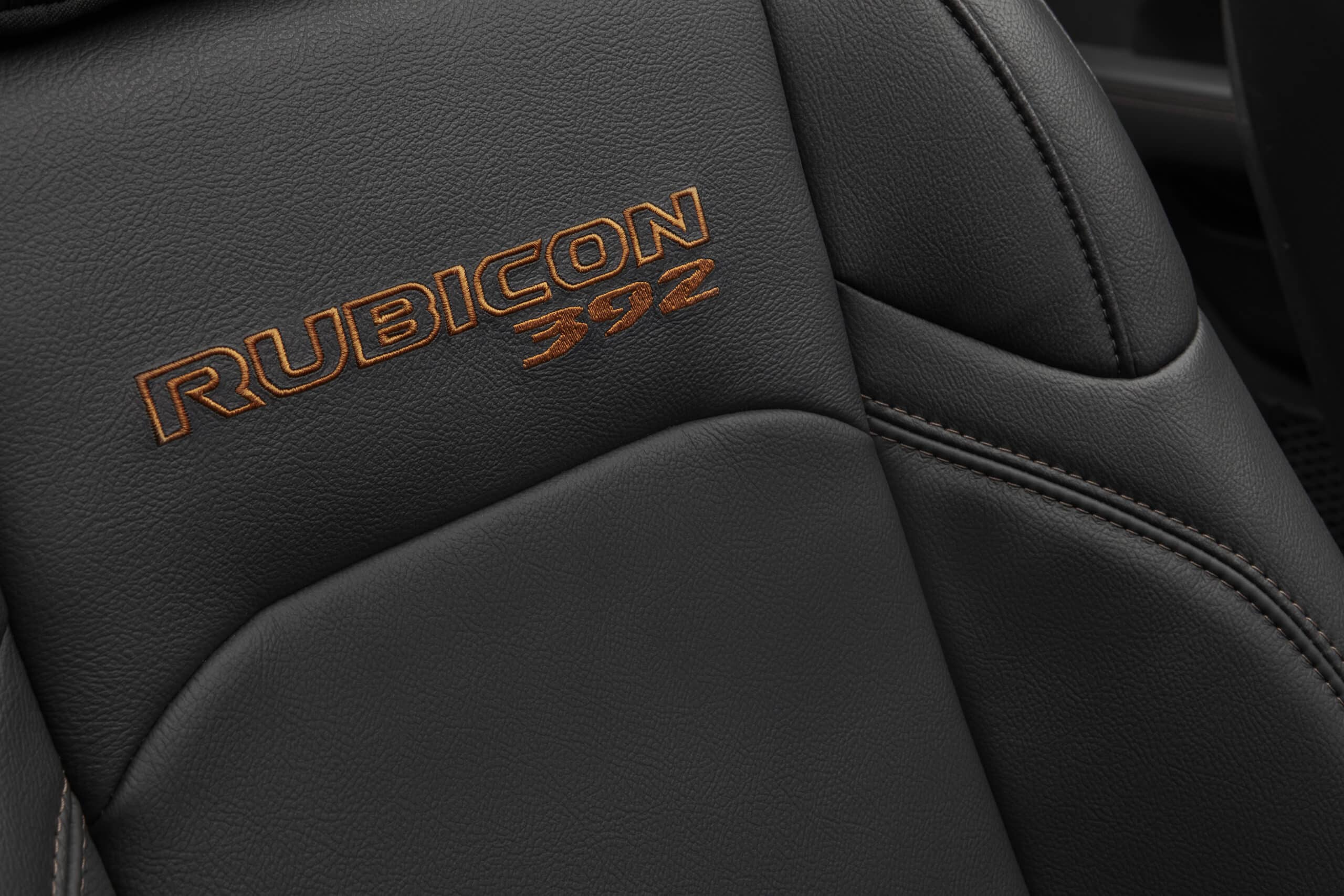 The Jeep® Wrangler Rubicon 392’s Leather Appointed Interior,