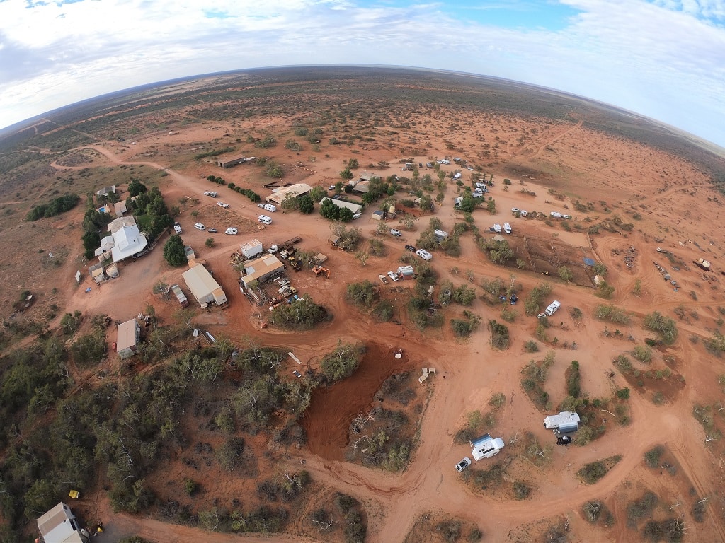 Bush camping at Bullara Station.