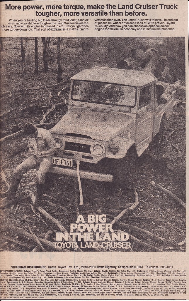 Toyota 40 Ad