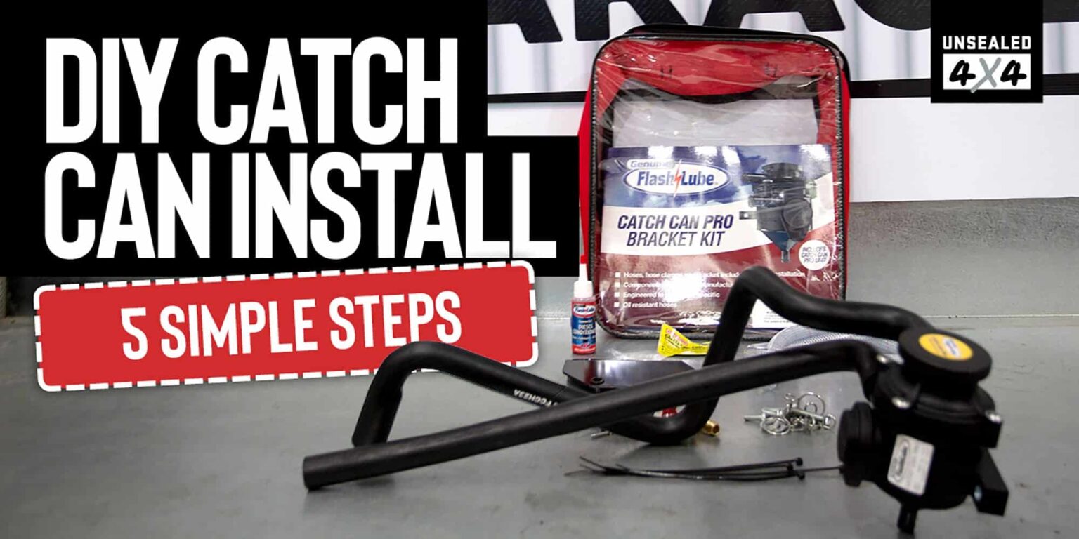 How to fit a catch can in 5 simple steps... - Unsealed 4X4