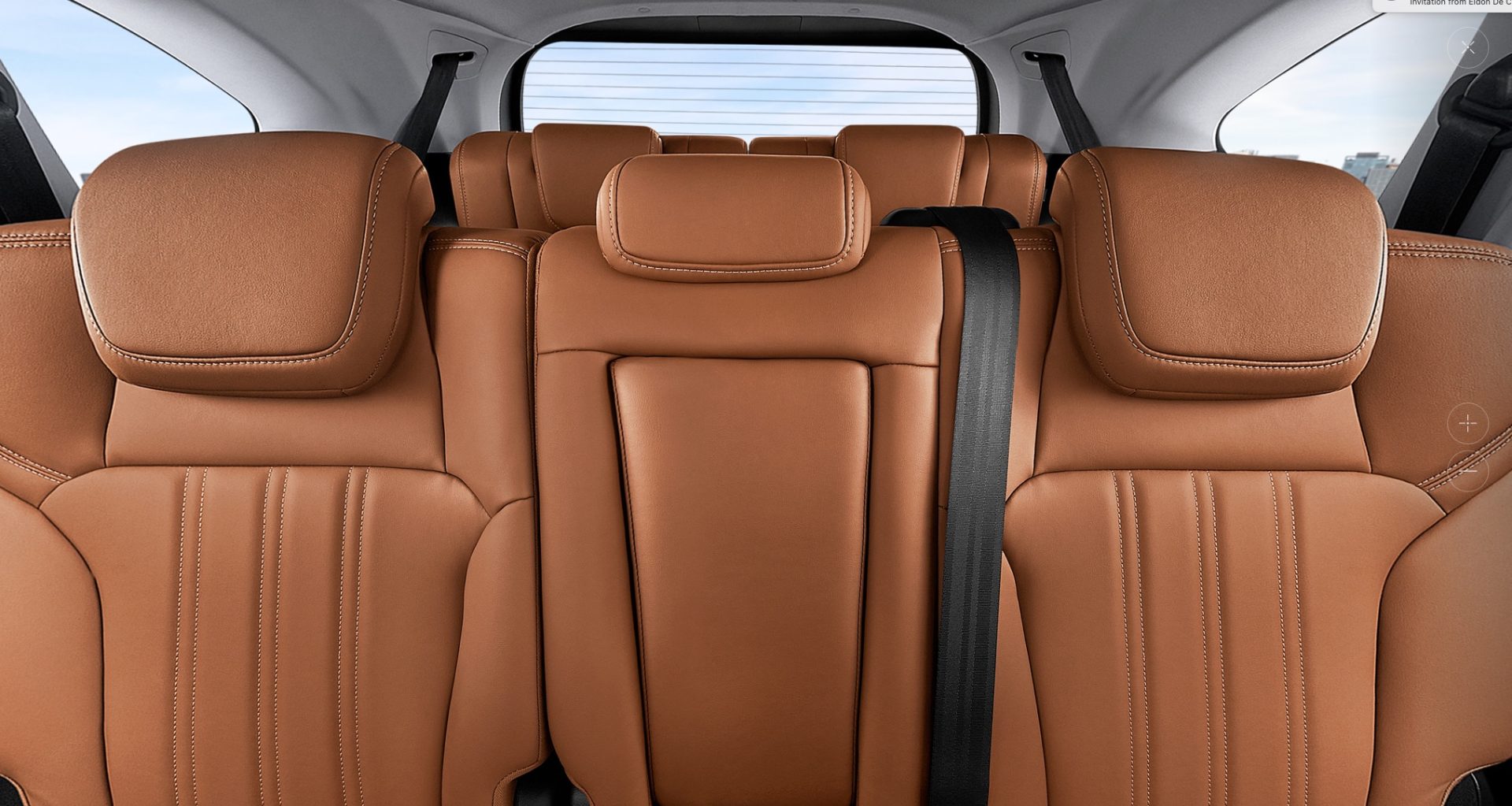 All New Isuzu Mu X Rear Seat