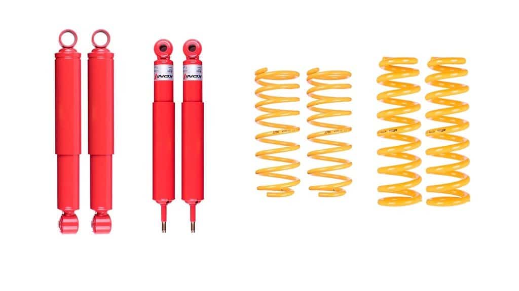 Koni Raid shocks and matching coils  © Toperformance Products