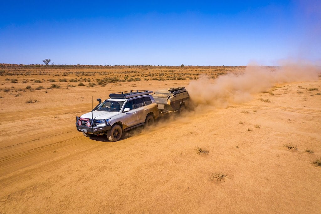 An ARB 200 Series LandCruiser fitted with their GVM upgrade