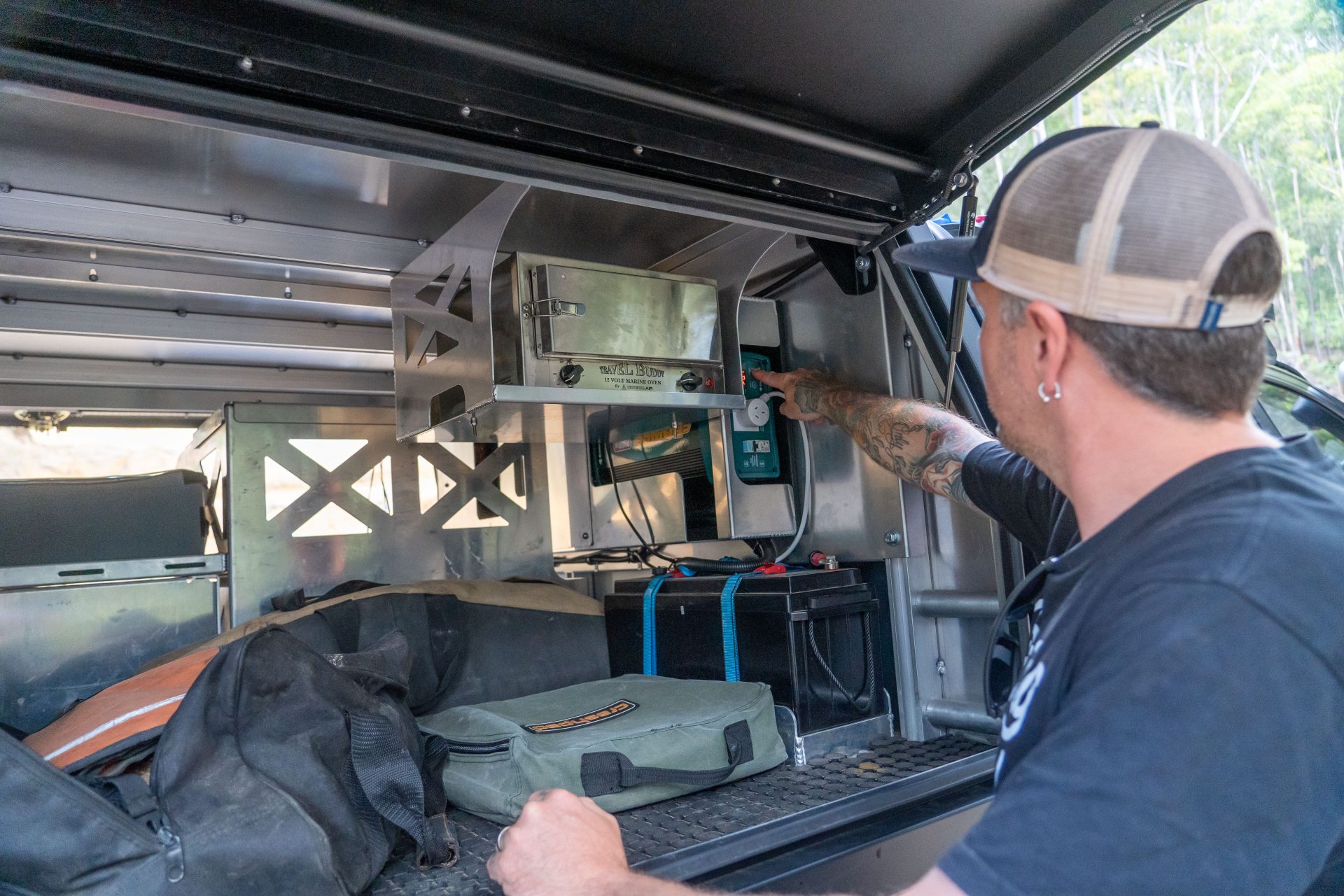 A 240V install in a 4X4 canopy