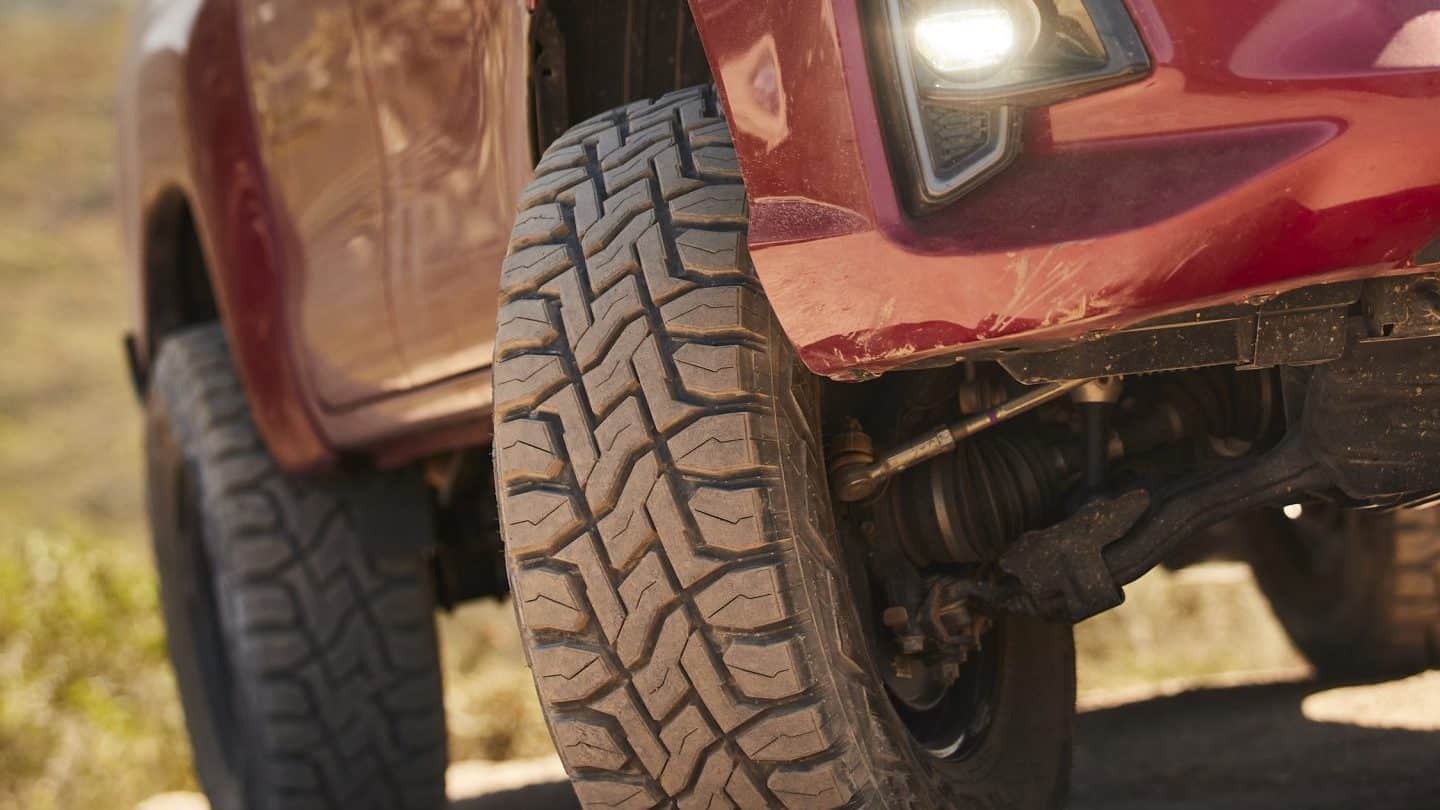 A late model 4X4 showing its tie rod