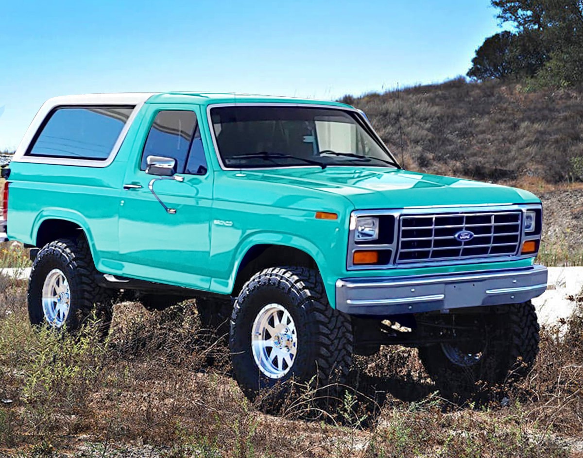 Like this. But more real Bronco, and less something we cooked up in photoshop