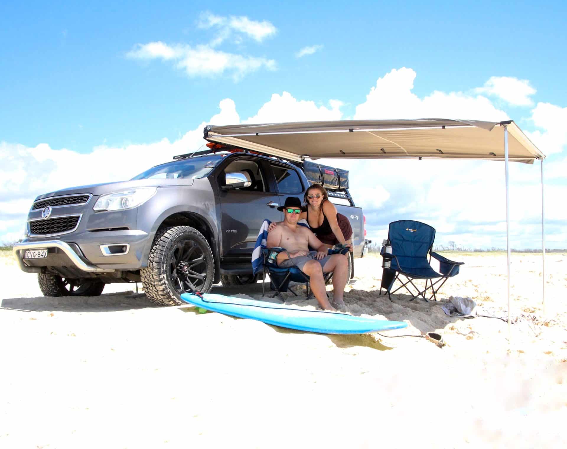 4WD on the beach © Charlotte Fenn
