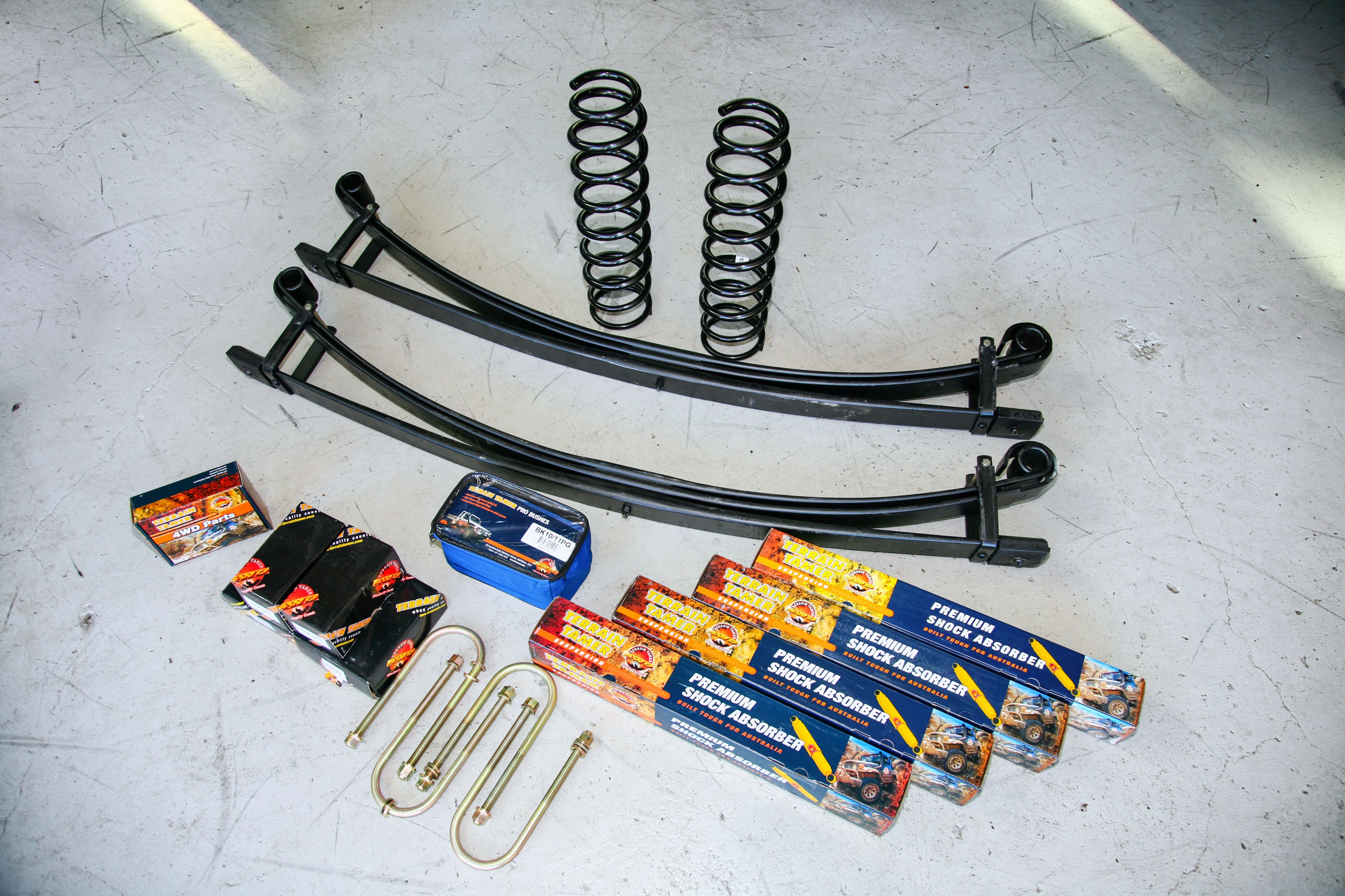 Terrain Tamer Parabolic Leaf springs
