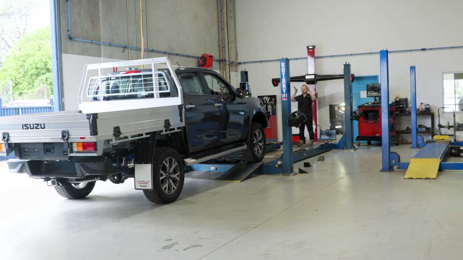 4WD wheel alignment