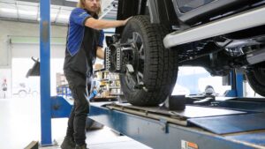 4WD wheel alignment