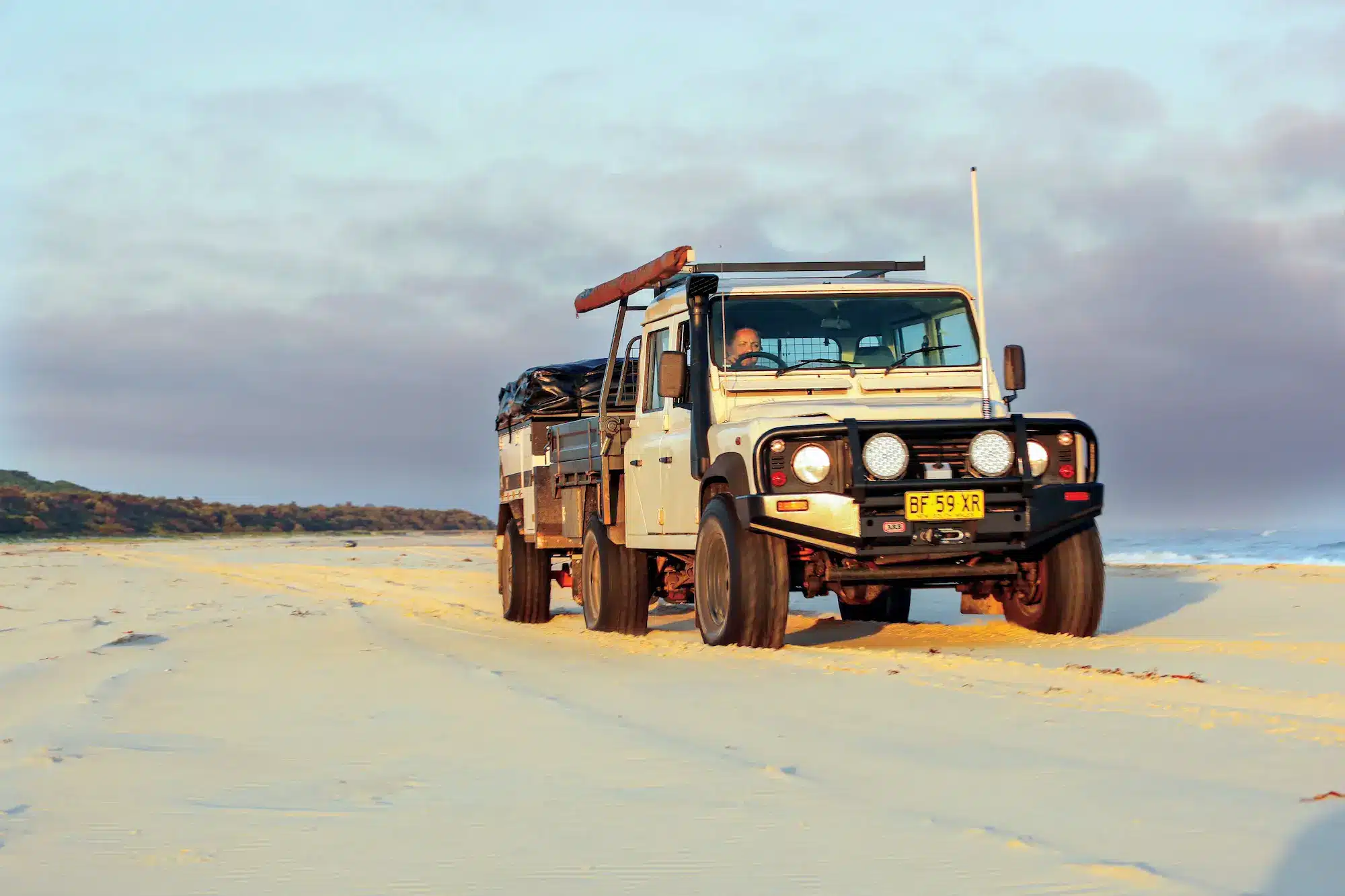 lowered tyre pressure for sand driving