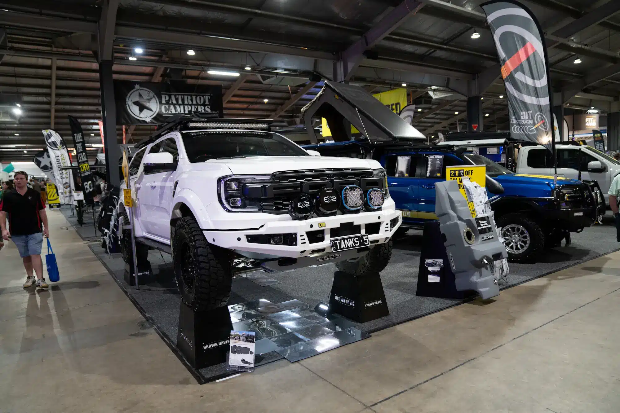 Adelaide 4WD Show 2025 - loads of 4X4s on display