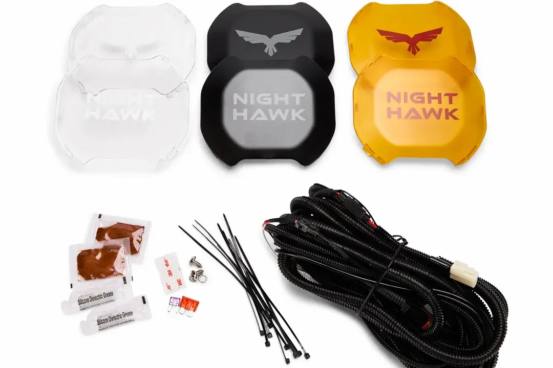 Night Hawk 7-inch kit contents
