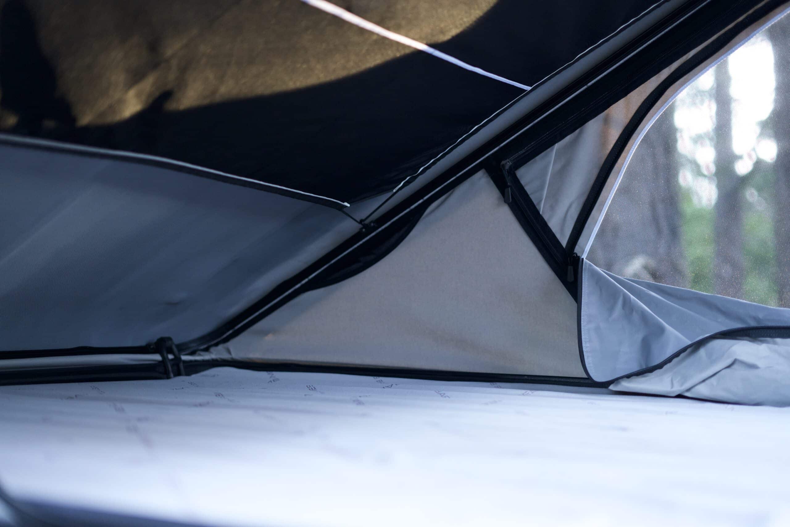 Waterproof all-season tent fabric close-up