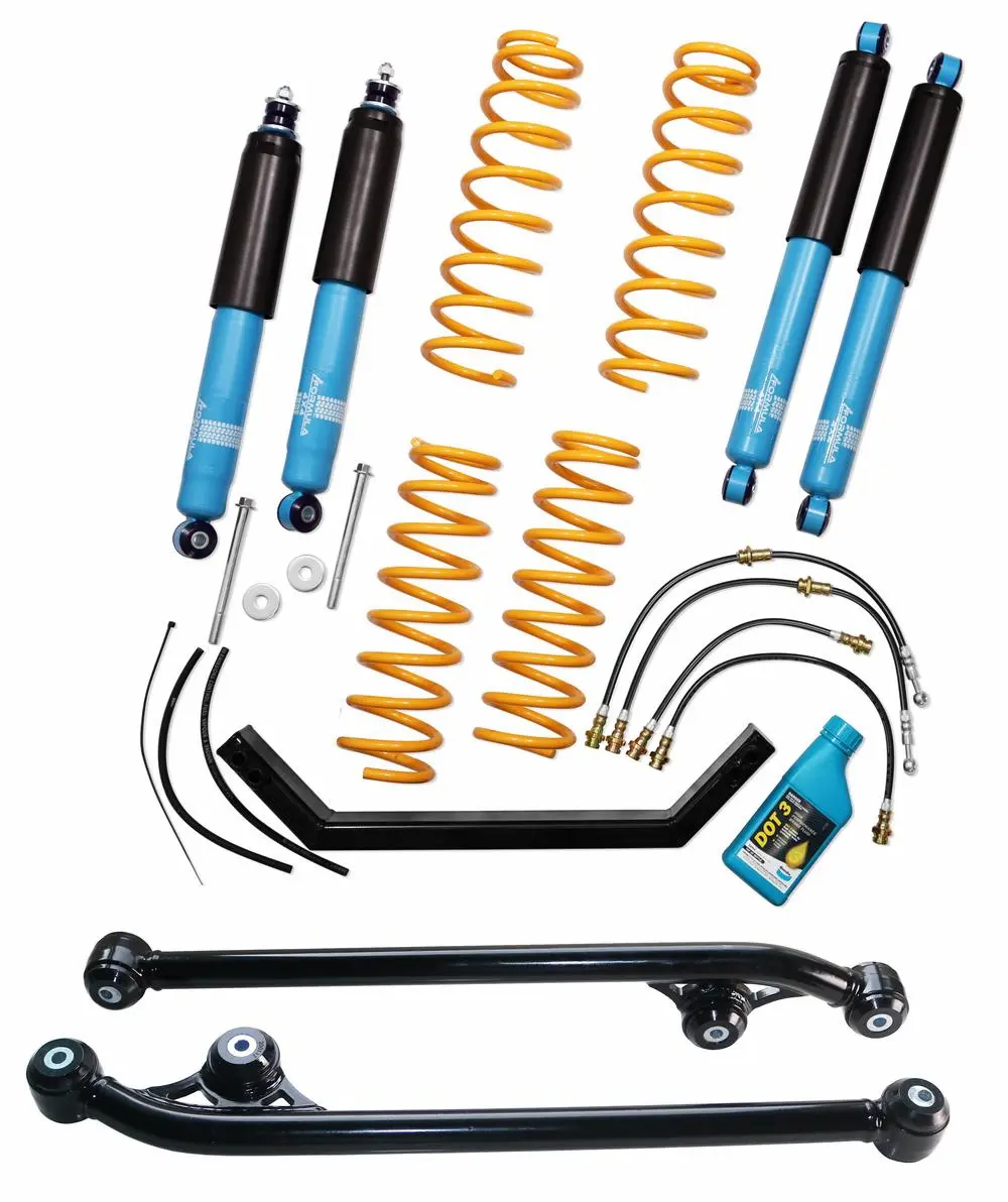 Formula 4x4 complete 50mm lift kit with monotube shock absorbers and King Springs coil springs