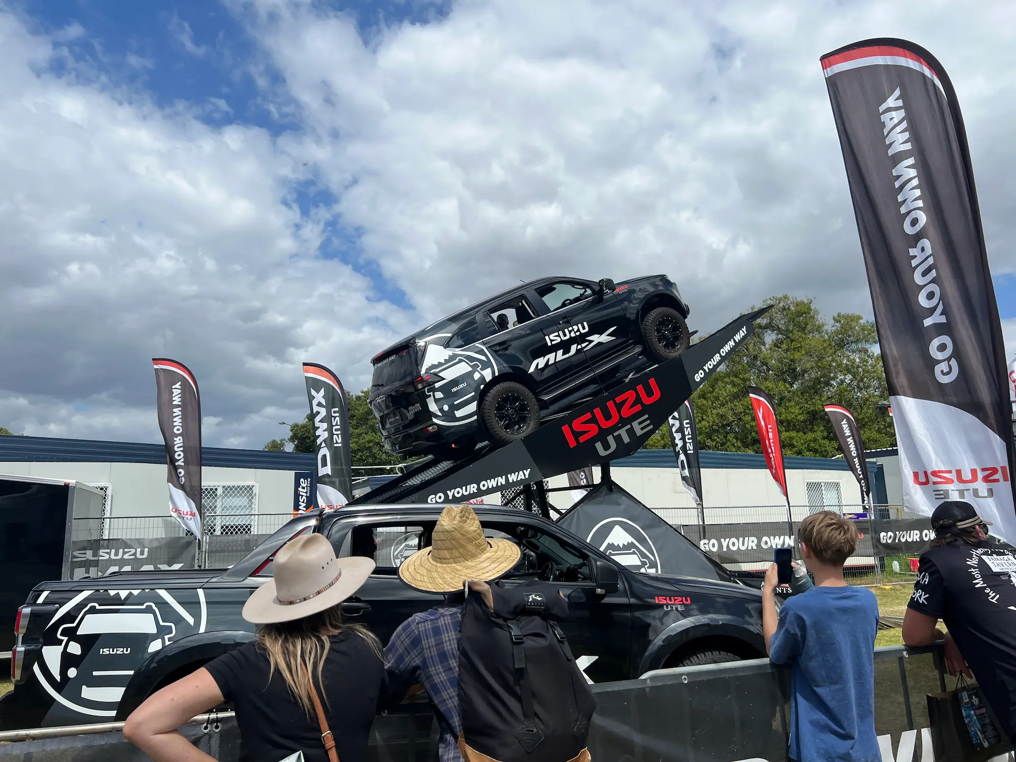Isuzu Iron Summit extreme 4WD ride at Perth adventure show