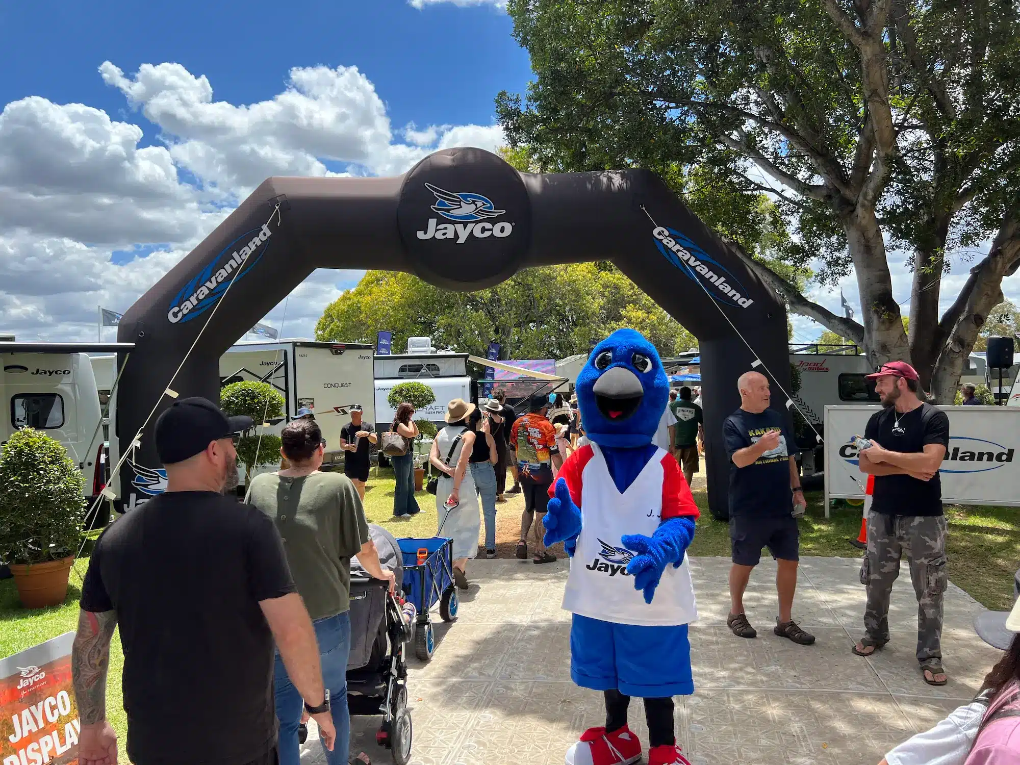 Jayco caravan displays at Perth 4WD and Adventure Show 2025