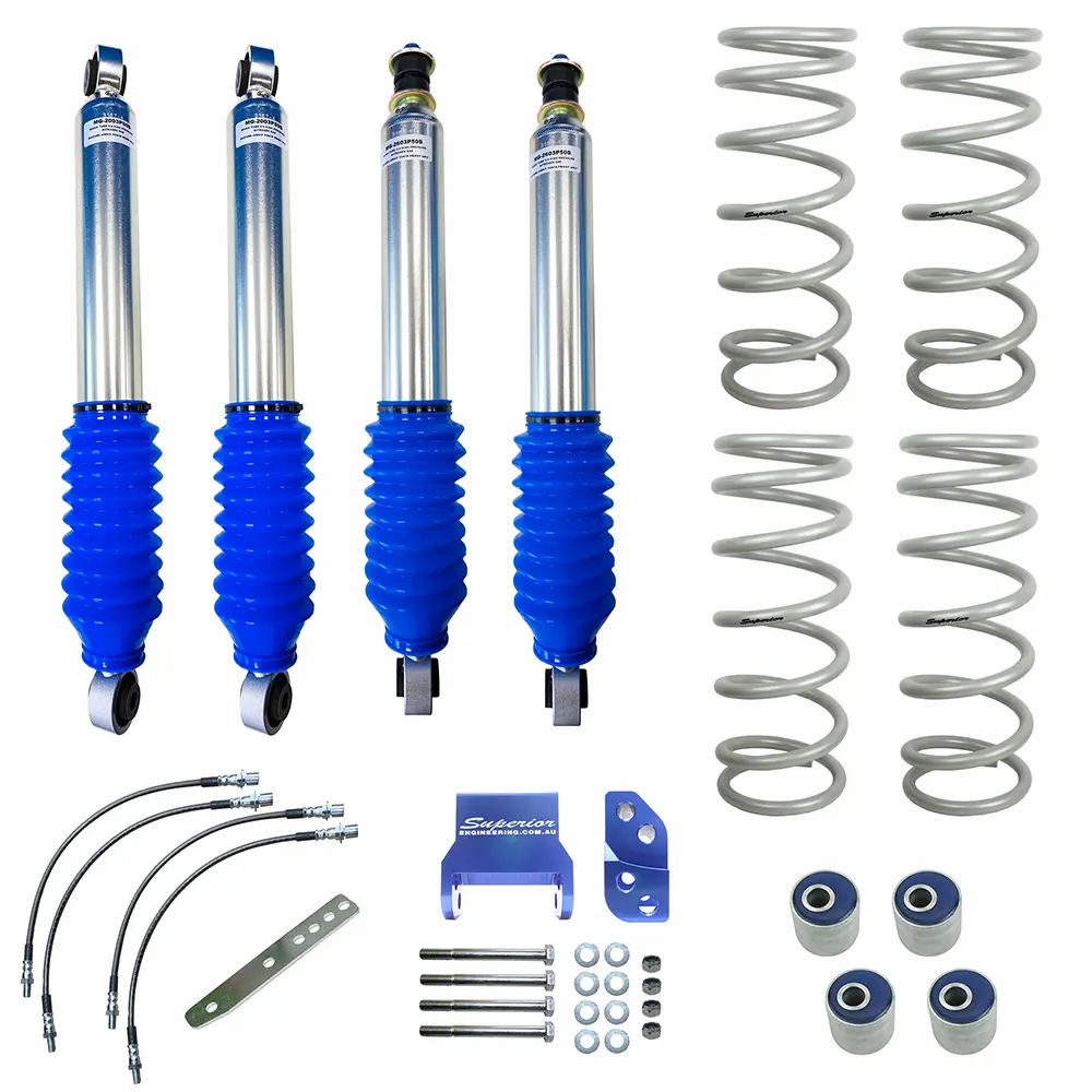 Superior Engineering Monotube IFP shock absorbers with billet aluminium crossmember drop kit