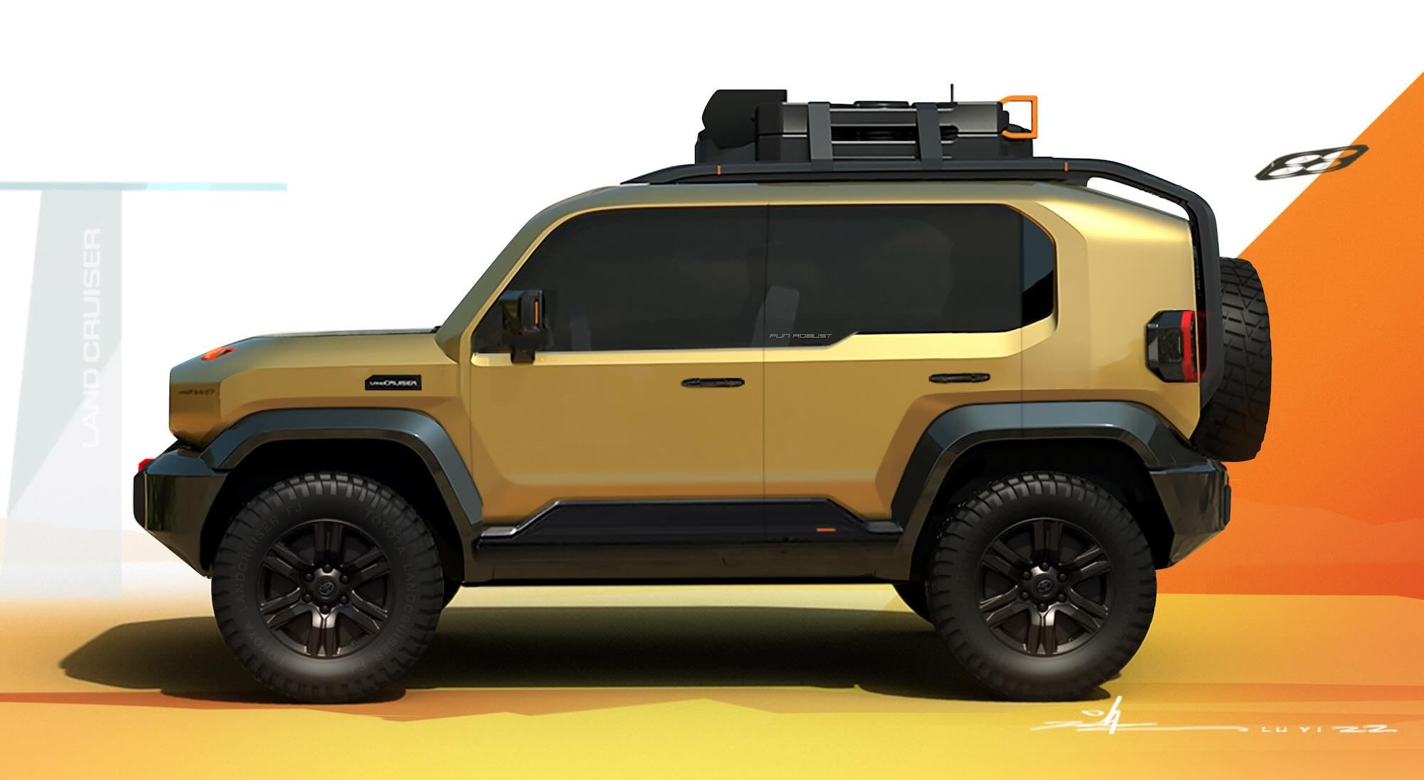 LandCrusier FJ Concept Drawing 8