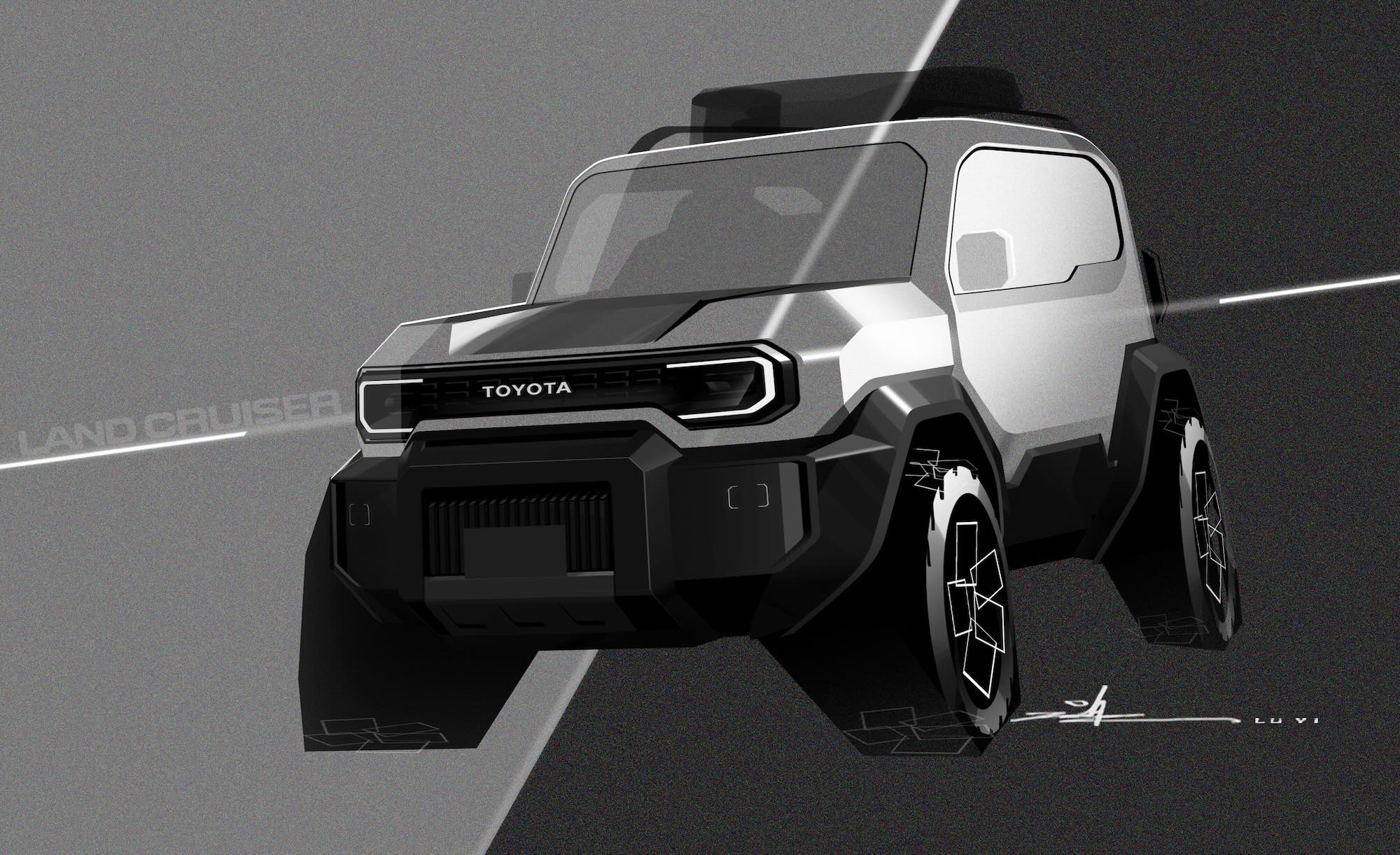 LandCrusier FJ Concept Drawing 11