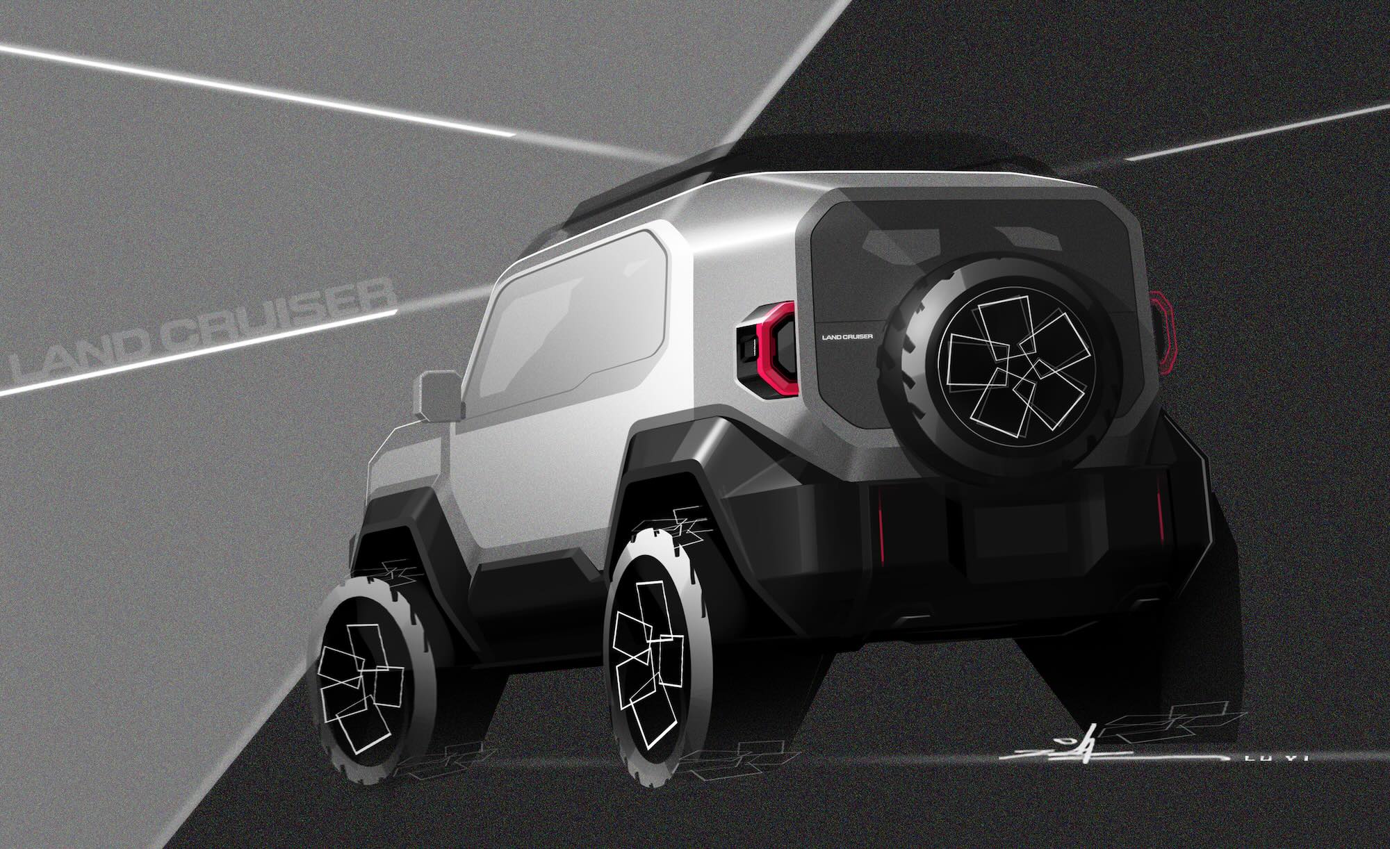 LandCrusier FJ Concept Drawing 12