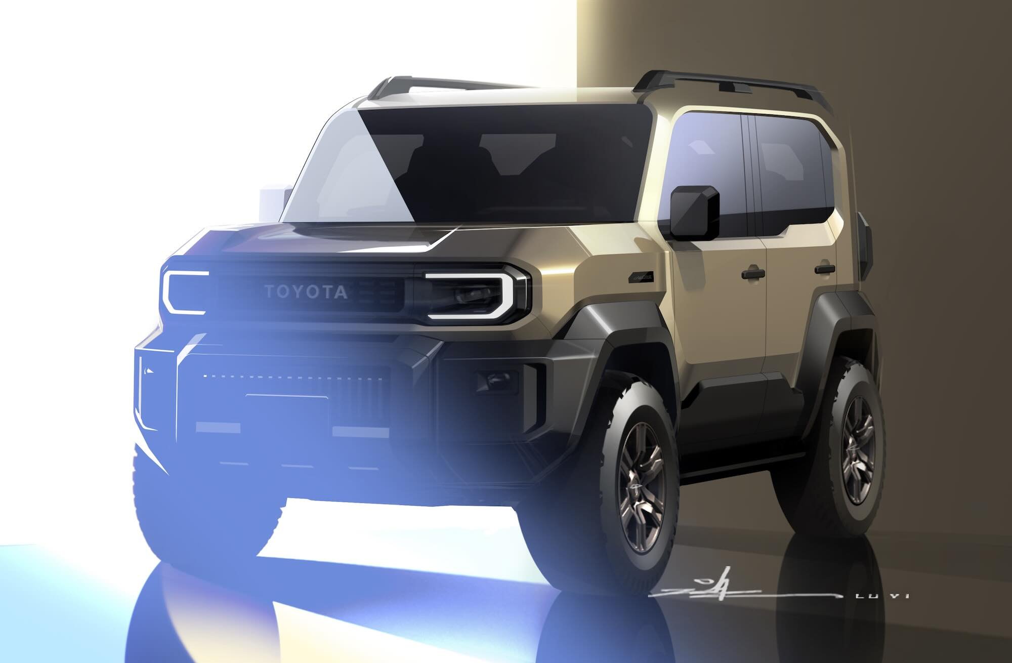 LandCrusier FJ Concept Drawing 13
