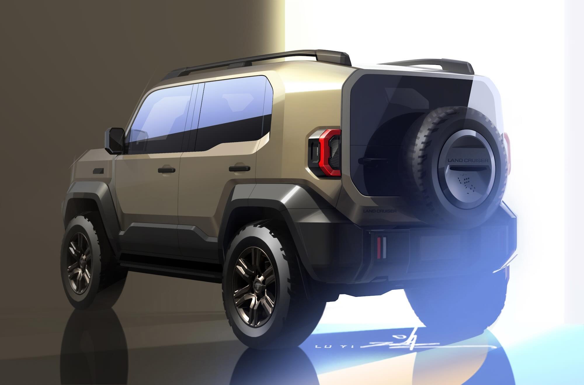 LandCrusier FJ Concept Drawing 14