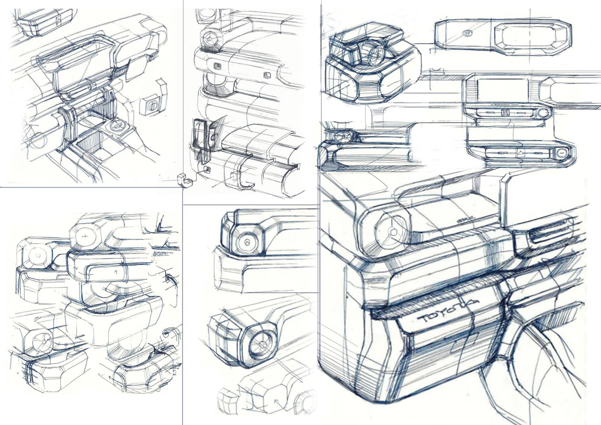 LandCrusier FJ Concept Drawing 16