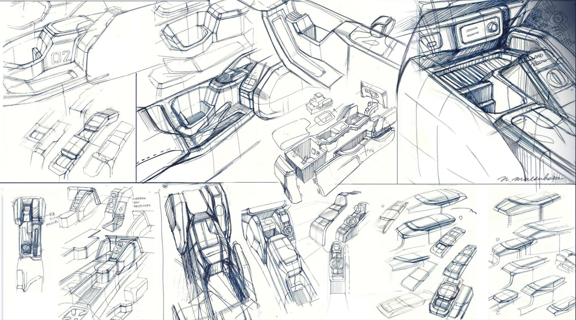 LandCrusier FJ Concept Drawing 17