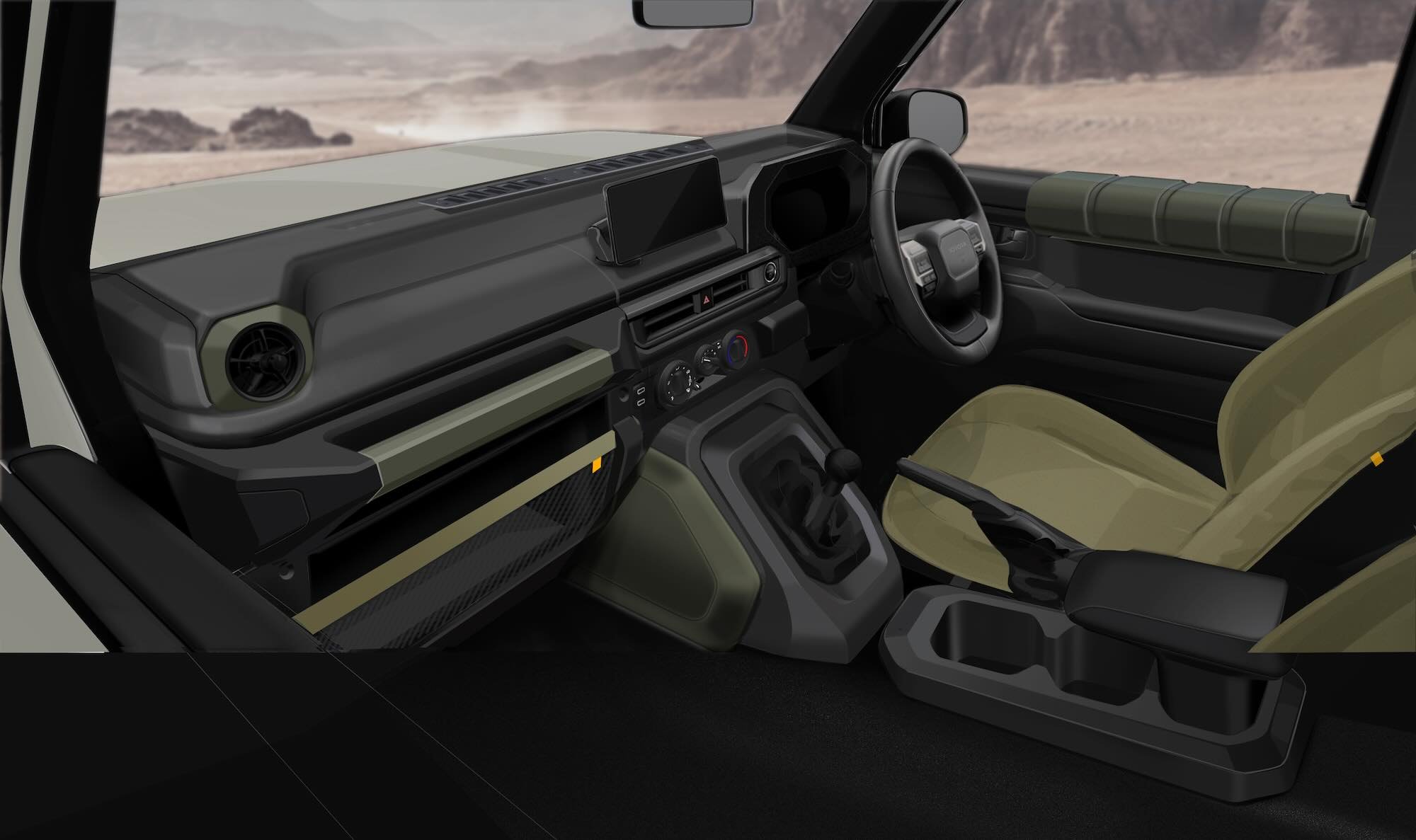LandCrusier FJ Concept Drawing 22