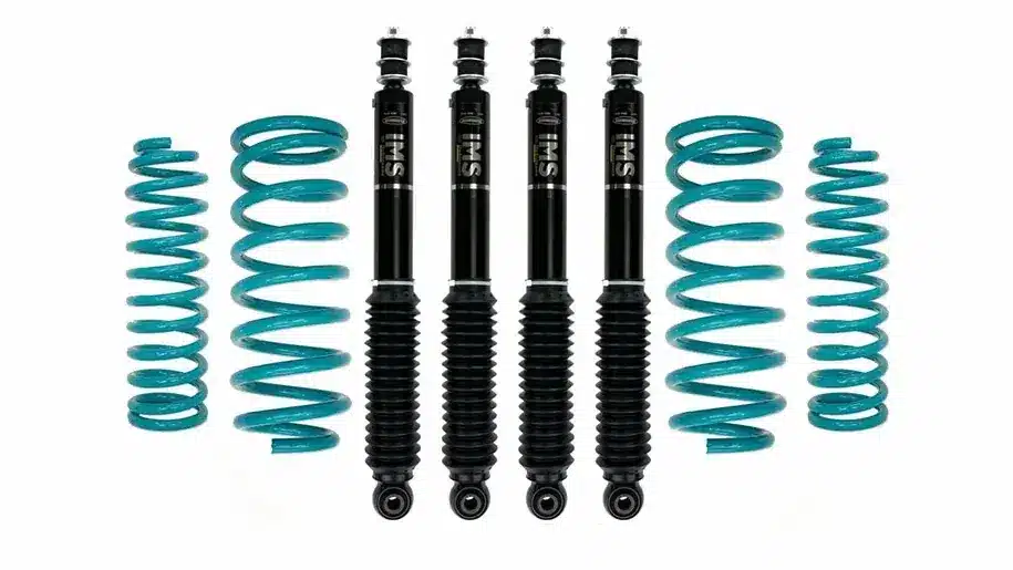Dobinsons IMS monotube shock absorbers with race-style 3-stage sealing system and composite piston wear bands