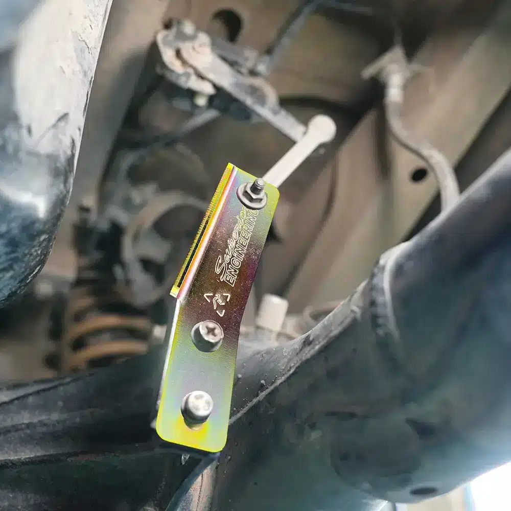 Superior Engineering Suzuki Jimny Headlight Adjuster Bracket fitted