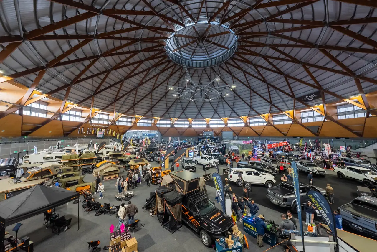 Gear up and Go Stage at the 2026 Sydney National 4x4 Outdoors Show with vehicle setup and touring gear advice