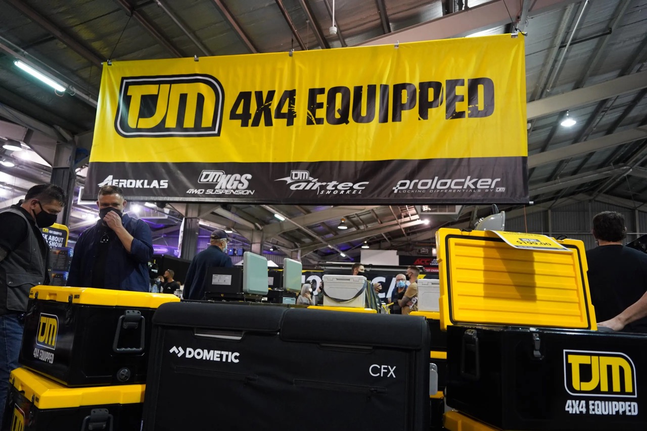 TJM 4x4 Equipped stand at the Adelaide 4WD and Adventure Show