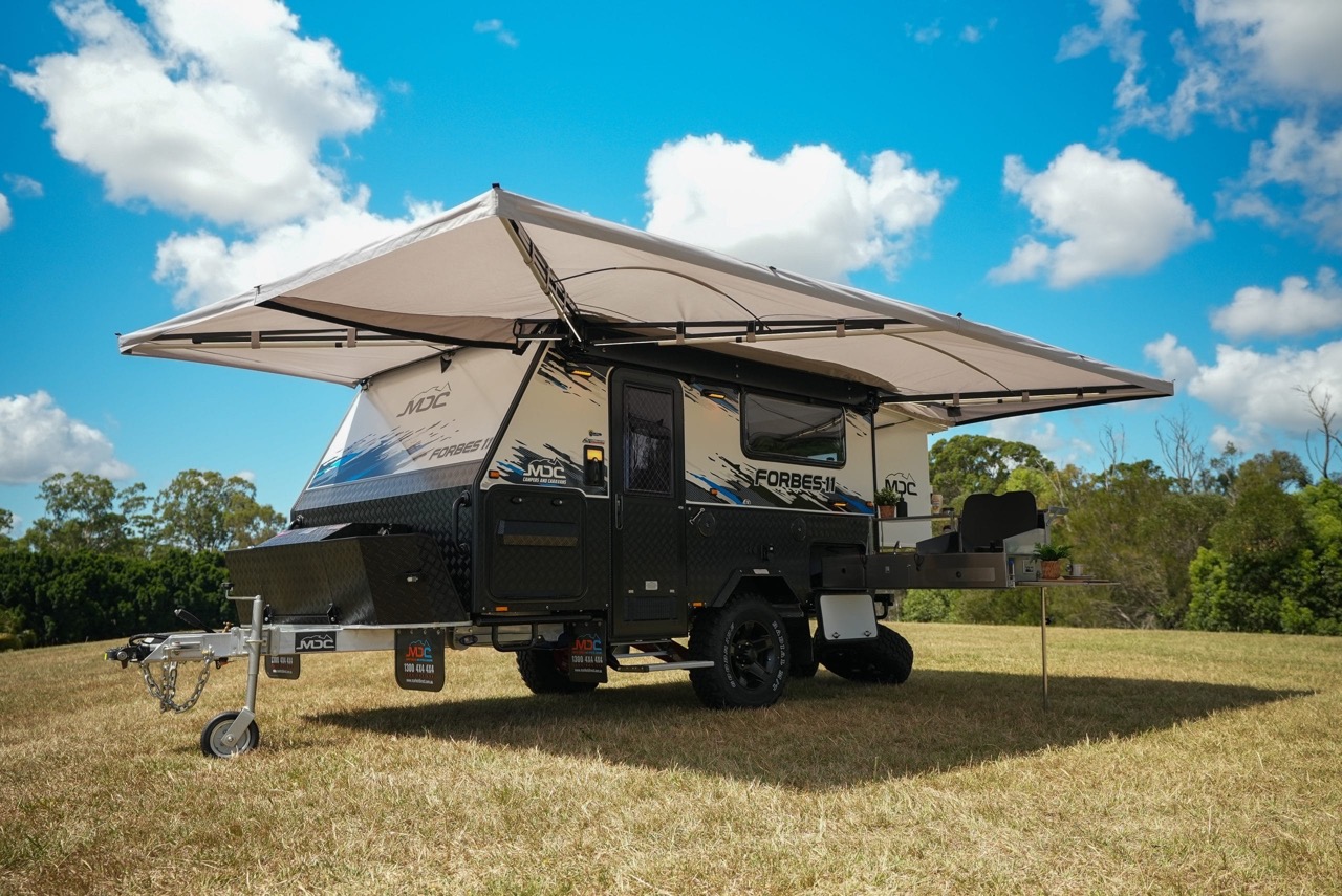 MDC off-road caravan on display